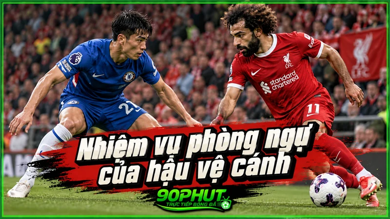 Nhiệm vụ phòng ngự của hậu vệ cánh