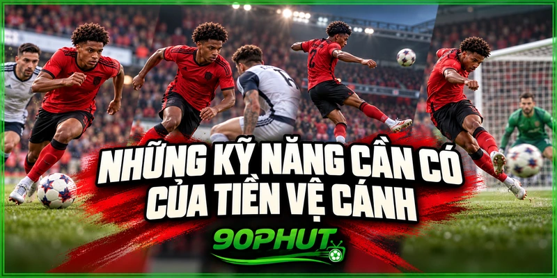 Những kỹ năng cần có của tiền vệ cánh
